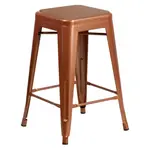 Flash Furniture ET-BT3503-24-POC-PL2T-GG Kai Stool