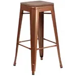 Flash Furniture ET-BT3503-30-POC-WD-GG Bar Stool