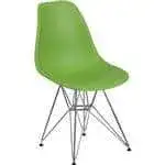 Flash Furniture FH-130-CPP1-GN-GG Elon Series Accent Side Chair
