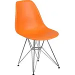 Flash Furniture FH-130-CPP1-OR-GG Elon Series Accent Side Chair