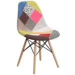 Flash Furniture FH-130-DCV1-D-GG Elon Series Accent Side  Chair