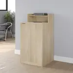 Flash Furniture GC-M-196-OAK-GG Dell Trash Receptacle