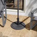 Flash Furniture GM-WL-B49014A-BK-GG Kona Patio Umbrella Base