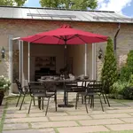 Flash Furniture GM-WL-U22002B-RED-GG Montego Patio Umbrella
