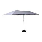 Flash Furniture GM-WL-UU021-GRY-GG Elizabeth Triple Head Patio Umbrella