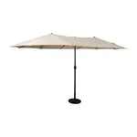 Flash Furniture GM-WL-UU021-TAN-GG Elizabeth Triple Head Patio Umbrella