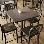 Flash Furniture GSF-003-36X36-DKBRN-GG Bennett Indoor Tabletop