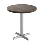 Flash Furniture GSF-RD30-DKBRN-T2222S-GG Bennett Commercial Indoor Tabletop