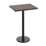Flash Furniture GSF-REC2430-DKBRN-TR18B-GG Bennett Commercial Indoor Tabletop