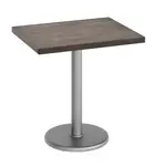 Flash Furniture GSF-REC2430-DKBRN-TR18S-GG Bennett Commercial Indoor Tabletop