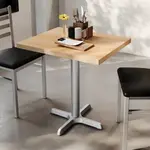 Flash Furniture GSF-REC2430-NAT-T2222S-GG Bennett Commercial Indoor Tabletop