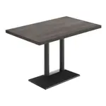 Flash Furniture GSF-REC3048-DKBRN-TB002B-GG Bennett Commercial Indoor Tabletop