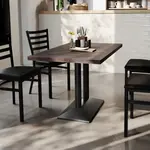 Flash Furniture GSF-REC3048-DKBRN-TB002B-GG Bennett Commercial Indoor Tabletop