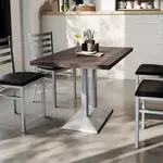 Flash Furniture GSF-REC3048-DKBRN-TB002S-GG Bennett Commercial Indoor Tabletop