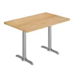Flash Furniture GSF-REC3048-NAT-T0522S-GG Bennett Commercial Indoor Tabletop