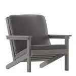 Flash Furniture JJ-C14021-GY-GG Charlestown Resin Club Chair
