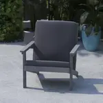 Flash Furniture JJ-C14021-GY-GG Charlestown Resin Club Chair