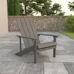 Flash Furniture JJ-C14501-LTG-GG Chair, Adirondack