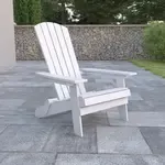 Flash Furniture JJ-C14505-WH-GG Chair, Adirondack