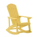 Flash Furniture JJ-C14705-YLW-GG Savannah Rocking Chair