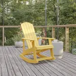 Flash Furniture JJ-C14705-YLW-GG Savannah Rocking Chair