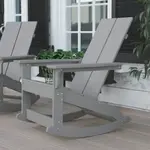 Flash Furniture JJ-C14709-GY-GG Finn Rocking Chair