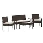 Flash Furniture JJ-S312-BNBG-GG Outdoor Patio Set