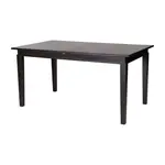 Flash Furniture KER-T-217EX-BLK-72-GG Henry Dining Table