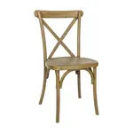 Flash Furniture L-9-M2-CHSNT-GG Hercules Cross Back Chair