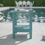 Flash Furniture LE-HMP-1035-1517H-BL-GG Newport Adirondack Side Table
