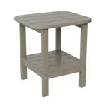 Flash Furniture LE-HMP-1035-1517H-BR-GG Newport Adirondack Side Table