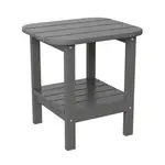 Flash Furniture LE-HMP-1035-1517H-GY-GG Newport Adirondack Side Table