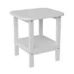 Flash Furniture LE-HMP-1035-1517H-WT-GG Newport Adirondack Side Table