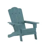 Flash Furniture LE-HMP-1044-10-BL-GG Newport Adirondack Patio Chair
