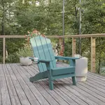 Flash Furniture LE-HMP-1044-10-BL-GG Newport Adirondack Patio Chair