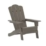 Flash Furniture LE-HMP-1044-10-BR-GG Newport Adirondack Patio Chair