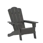 Flash Furniture LE-HMP-1044-10-GY-GG Newport Adirondack Patio Chair