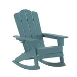Flash Furniture LE-HMP-1044-31-BL-GG Newport Adirondack Rocking Chair
