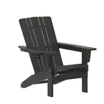 Flash Furniture LE-HMP-1045-10-BK-GG Halifax Adirondack Patio Chair