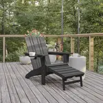 Flash Furniture LE-HMP-1045-110-GY-GG Halifax Adirondack Patio Chair