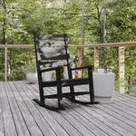 Flash Furniture LE-HMP-2002-110-BK-GG Manchester Rocking Chair