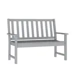 Flash Furniture LE-HMP-2035-12-GRY-GG Ellsworth Indoor/Outdoor Bench