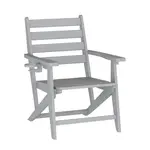 Flash Furniture LE-HMP-2037-10-GRY-GG Tolleson Adirondack Dinning Chair