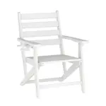 Flash Furniture LE-HMP-2037-10-WHT-GG Tolleson Adirondack Dinning Chair
