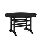Flash Furniture LE-HMP-248-01-BLK-GG Colonel Adirondack Dining Table