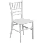 Flash Furniture LE-L-7K-WH-GG Kid's Chiavari Chair