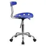 Flash Furniture LF-214-NAUTICALBLUE-GG Vibrant Swivel Task Chair