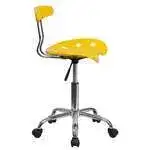 Flash Furniture LF-214-YELLOW-GG Vibrant Swivel Task Chair