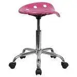 Flash Furniture LF-214A-PINK-GG Vibrant Stool