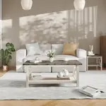 Flash Furniture LFS-2007-GRYWHT-GG Jasper Coffee Table